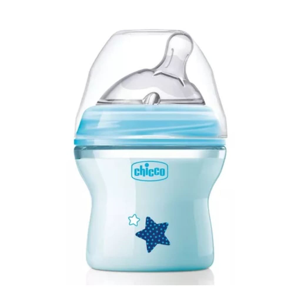 Mamadeira Step Up 150ml Fluxo Normal Azul Estrela (0m+)