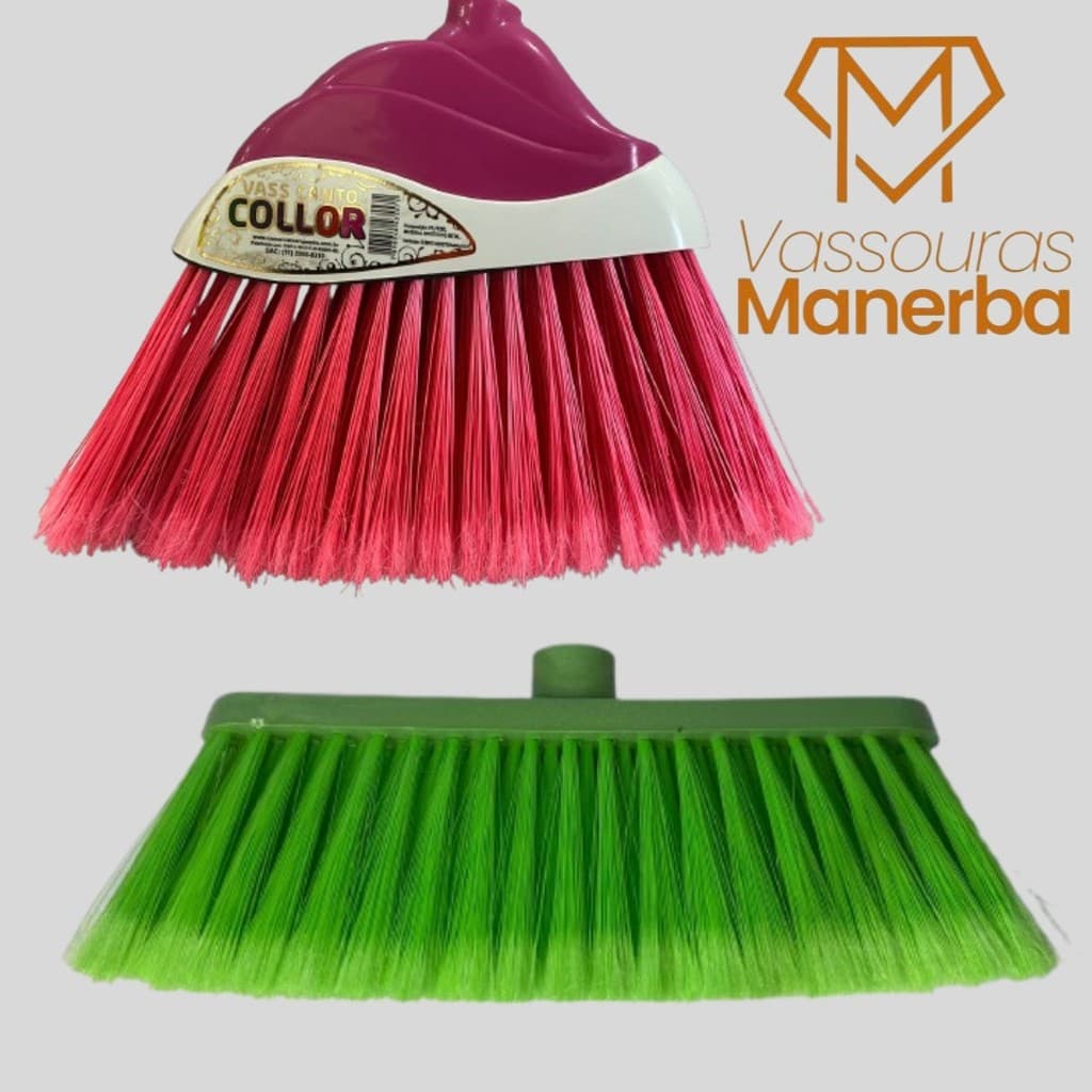 KIT 3 VASSOURAS - BIG PLUS + CANTO COLLOR + SICILIA (SEM CABOS)