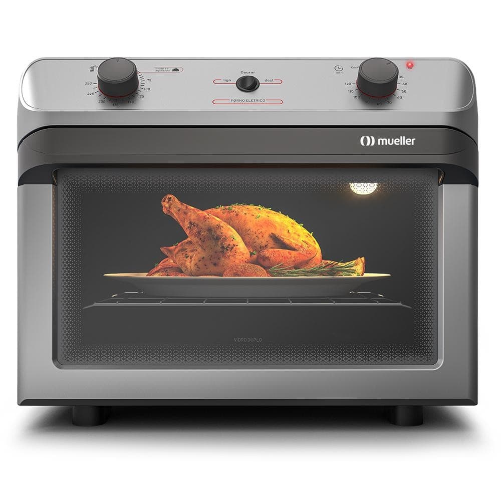 Forno Elétrico Mueller 35L com Grill Dourador e Timer MFB35F