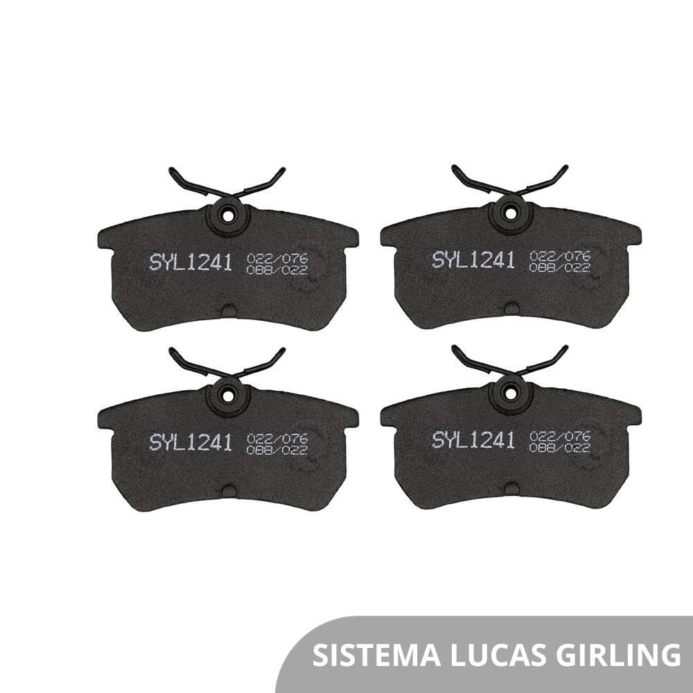 Pastilha Freio Traseiro Focus 2000 a 2021 Syl 1241