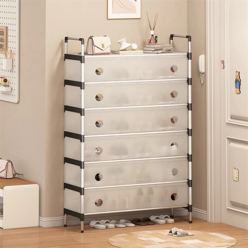 4-7 Andares 28 Pares Premium Sapateira De Porta Organizadora Para Sapatos Organizador Quarto Sapateira