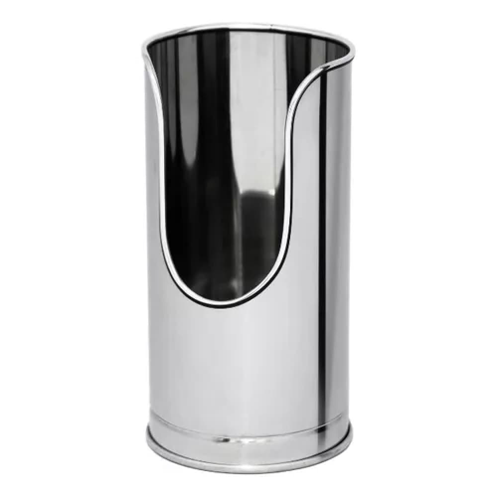 SUPORTE PORTA EXTINTOR BATOM 160X310 MM ACO INOX 430 POLIDO