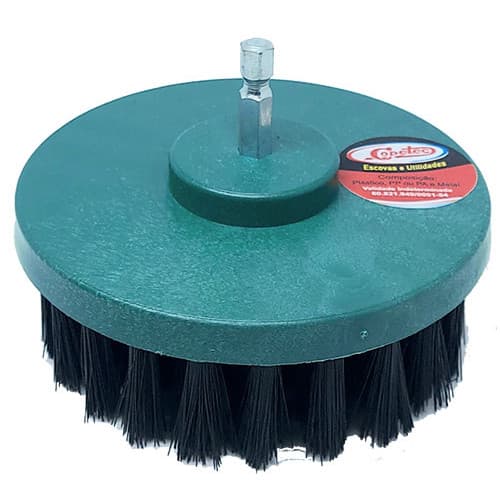 Escova de limpeza Rotativa 100 Super Macia Verde Copetec Alta qualidade.