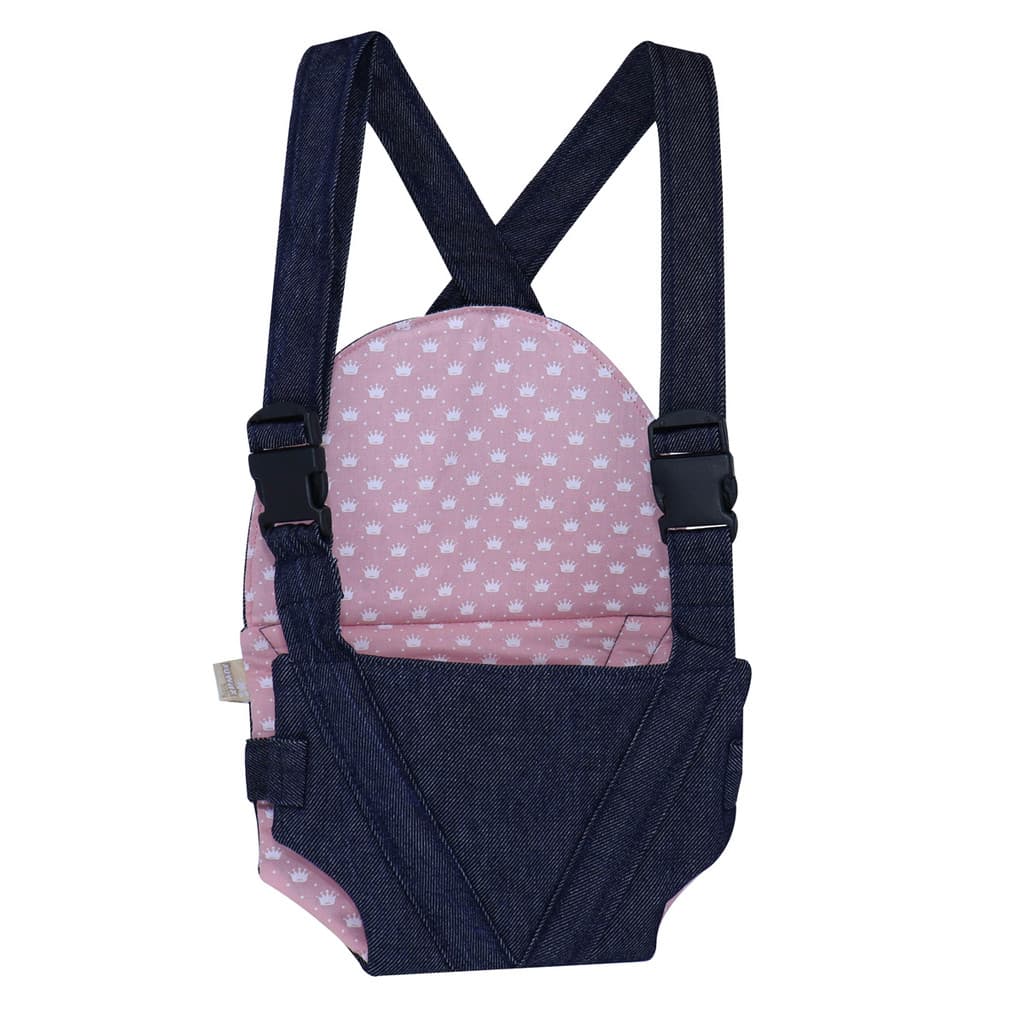 Canguru para Boneca Jeans Premium Macio