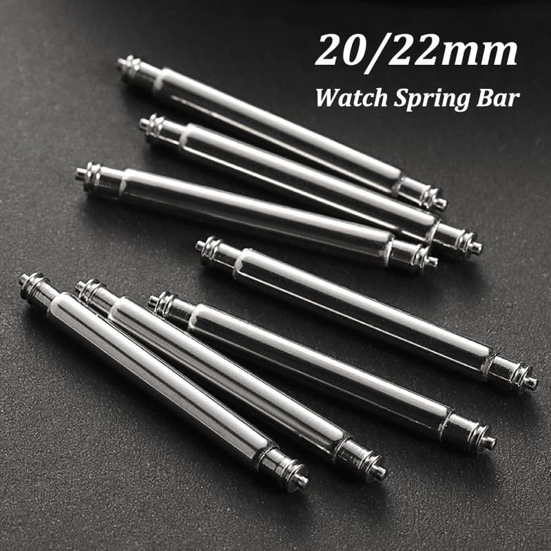 Pino De Barra De Mola De Relógio De 2.5 Mm De Diâmetro 20 22 Ligação De Aço Inoxidável Haste De Conexão De Pulseira Ferr