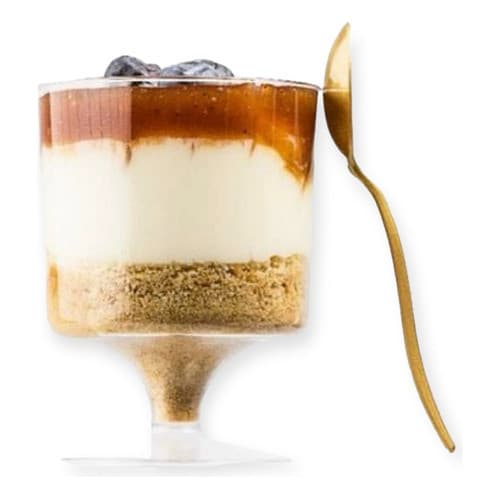 200 Mini Colher Descartável P/ Bolo De Pote Ovo Café Gourmet