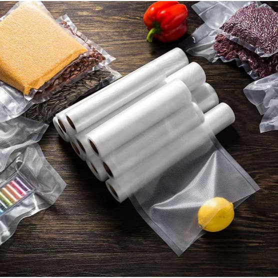 Rolo Bobina Embalagem A Vácuo com ranhuras para Seladora a Vácuo GA-103