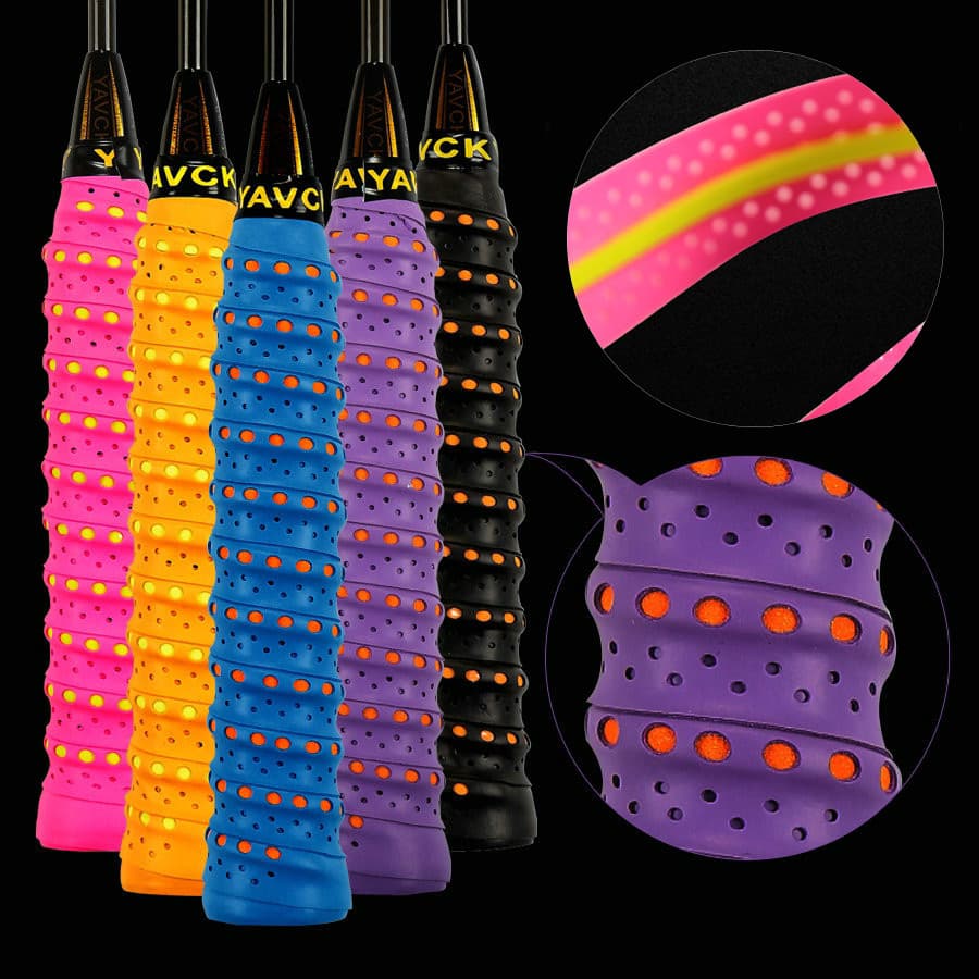 Anti-Deslizamento Sweatband Badminton Lidar Com Aperto Tênis Overgrip Fita Esportiva Para Vara De Pesca Squash padel Raq