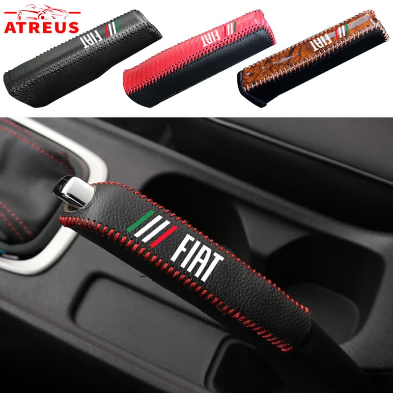Fiat Couro Capa Do Freio De Mão De Carro Proteção Do Freio De Mão Para Argo 500 Strada Mobi Bravo Toro Punto Uno Palio