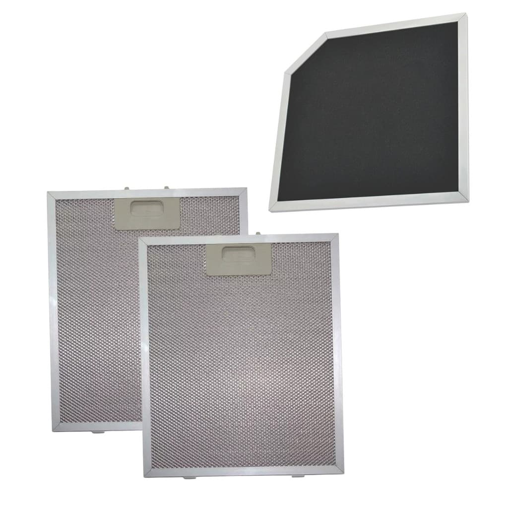 Kit Filtro Coifa Fischer Talent 90cm ( 2 Alumínio + 1 Carvão ) COMPARE MEDIDAS