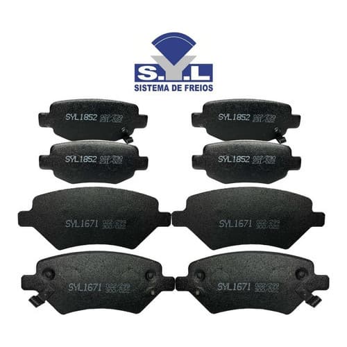 Jogo Pastilha Freio Dianteira E Traseira Lifan X60 1.8 16v