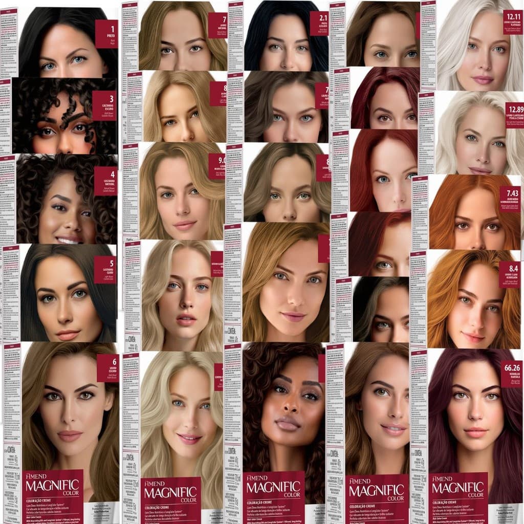 Coloração Magnific Amend Profissional - Escolha a Sua cor