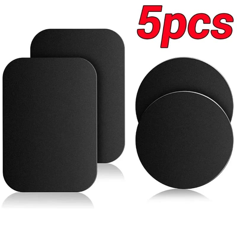 3/5/10 Pçs Disco De Placa De Metal Para Ímã Suporte Do Telefone Carro Redondo Folha De Ferro Adesivos Magnético Acessóri