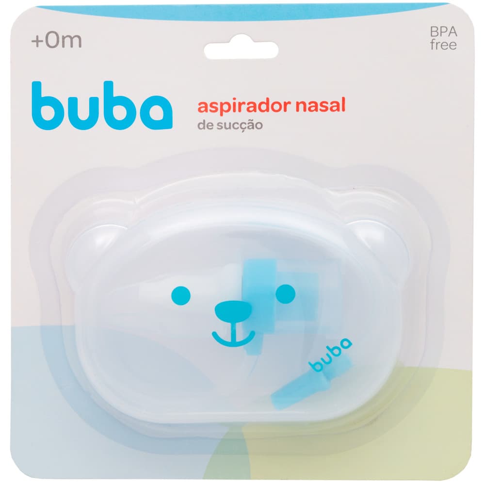Aspirador Nasal Sucção Com Estojo Sugador Catarro Buba Higiênico