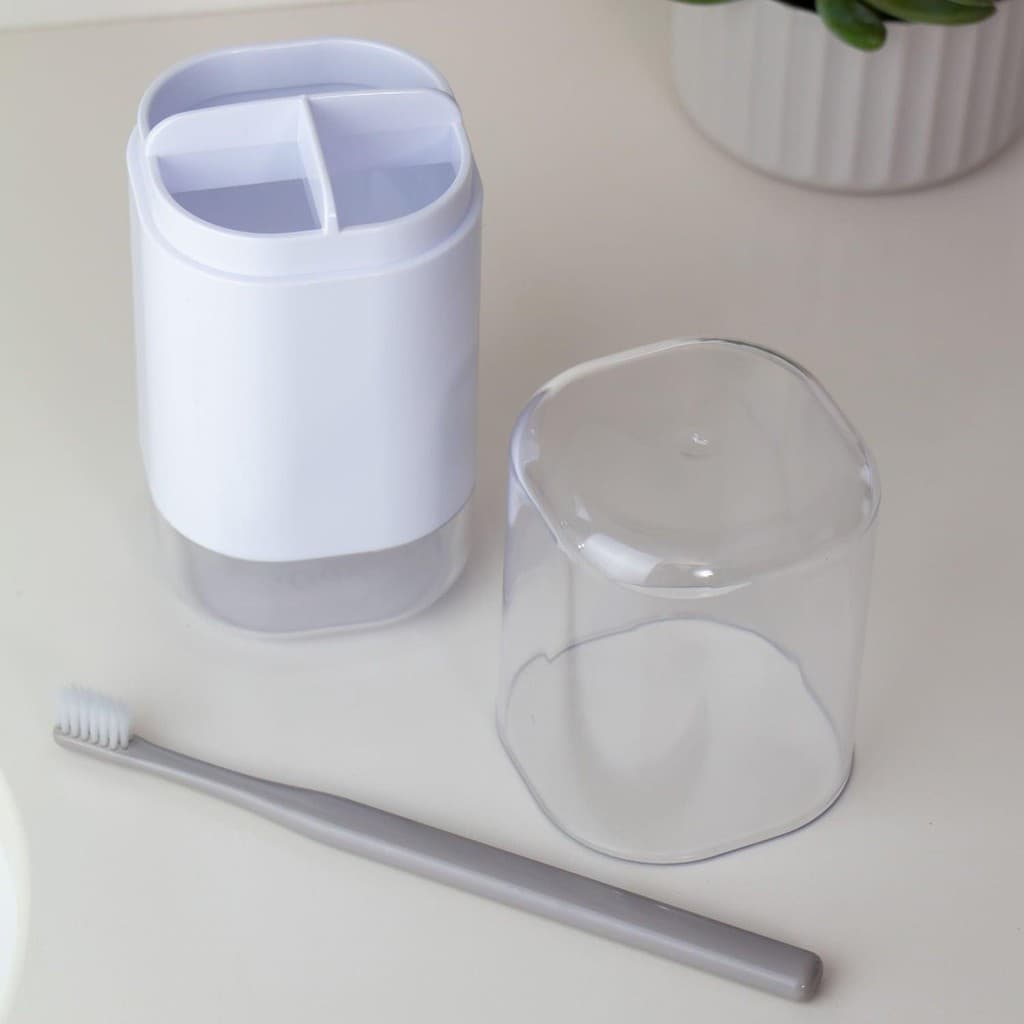 Porta escova de dente Ou Linha Dual