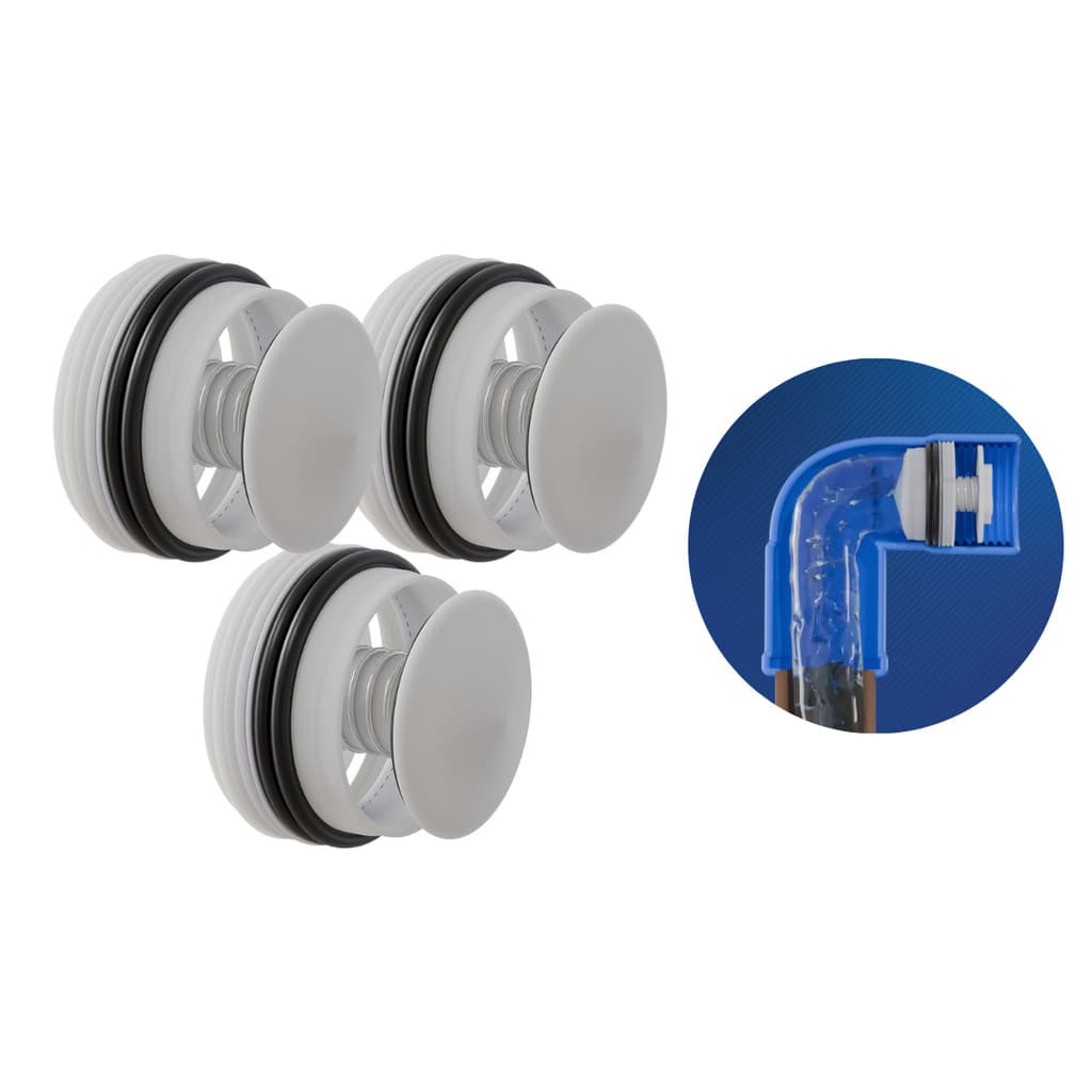 3un Válvula Retenção Veda Água Inteligente 20mm 1/2' Estrela