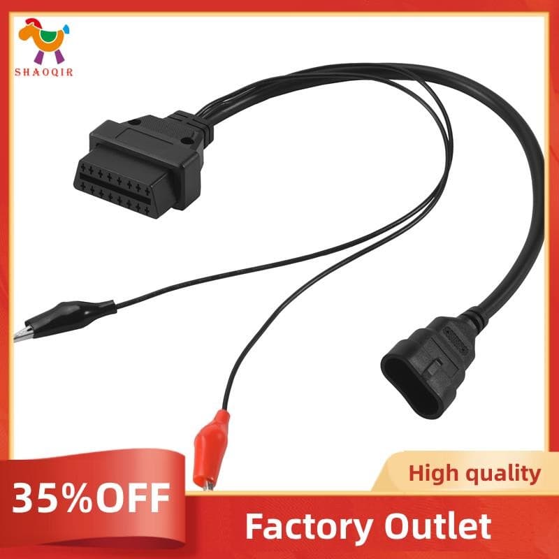 Para 3 Pinos A 16 OBDII OBD2 Obd-II Conector Adaptador Cabo De Carro Automático Diagnóstico De