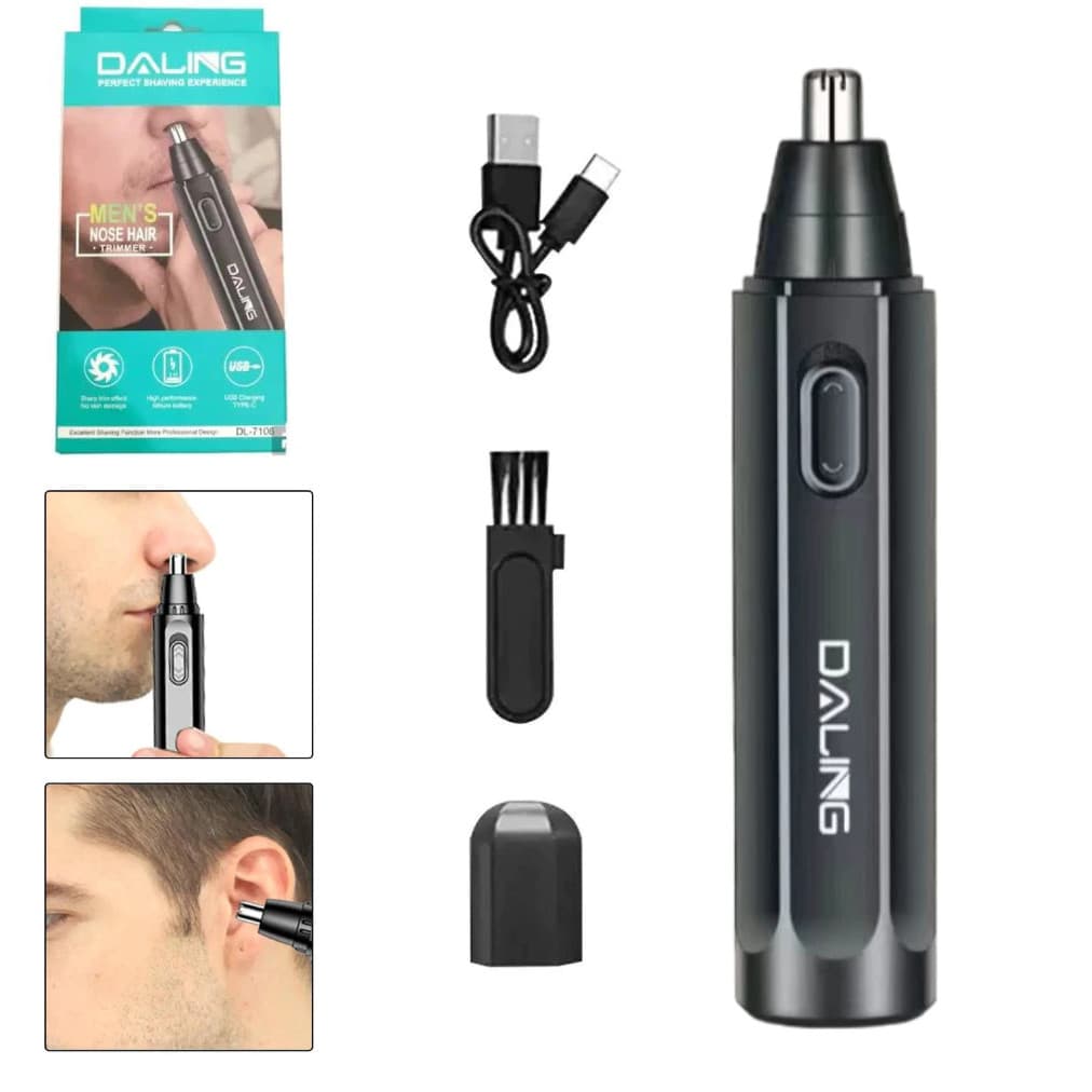 Maquininha Profissional Nariz Orelha Aparador de Cabelo Pelo