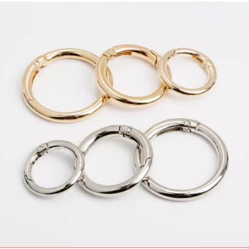 10 Pcsargola Mosquetão Articulada 4*24mm