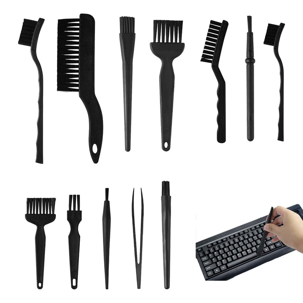 Escova para kit de limpeza de poeira para laptop e teclado