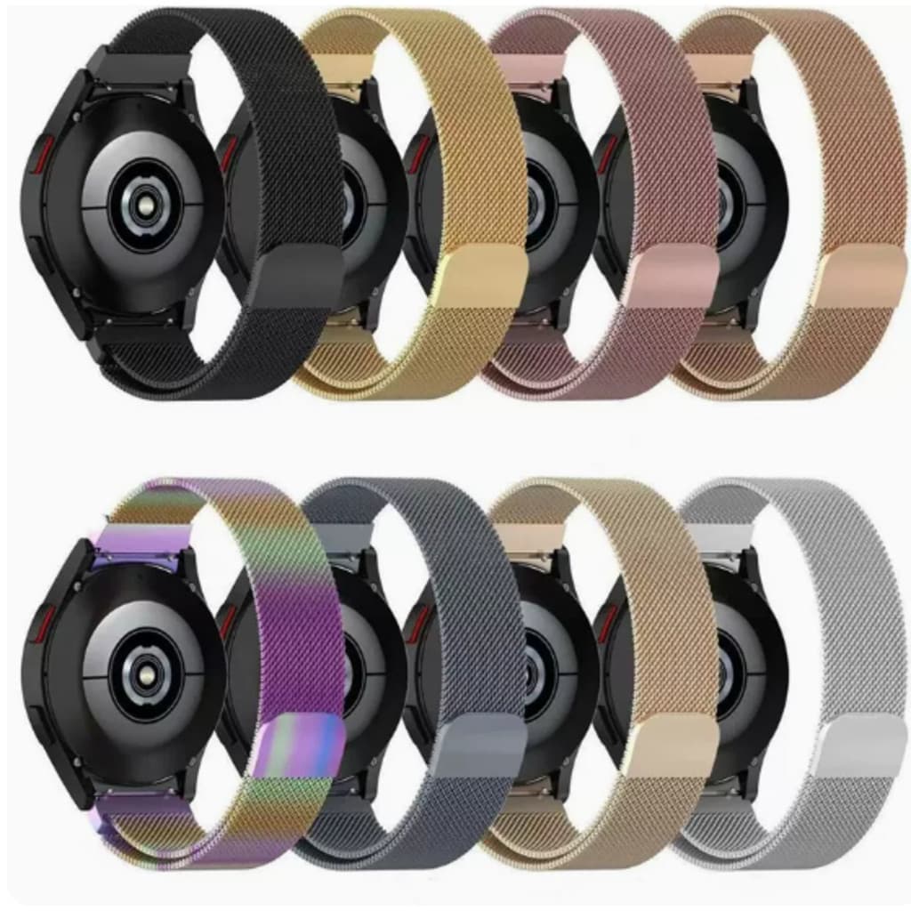 Pulseira Samsung Galaxy Watch 4/5/6/7 CLASSIC 40 44 45 43 47 mm pro-metal Milanese DK store