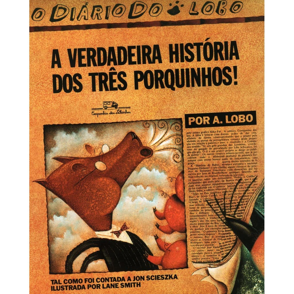 A verdadeira história dos três porquinhos -LIVRARIA LEITURA RIO SUL-🕒💛📚