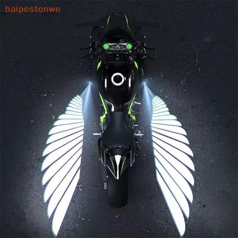 [baipestonwe] 2 Unidades Para Motocicleta LED Projetor De Luz Inferior Fantasma Anjo Modificação De Luzes De Decoração