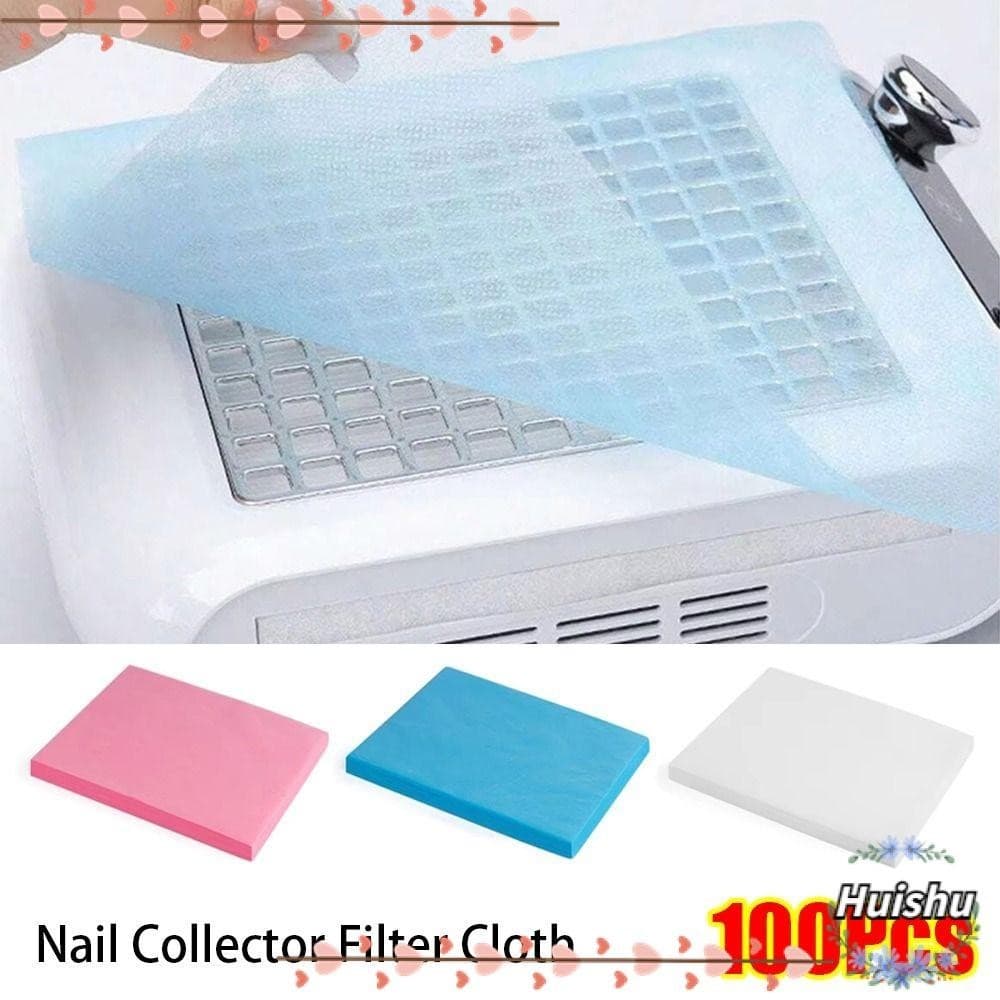 100 Filtro Papel Descartavel Coletor De Po Unha Nail Art