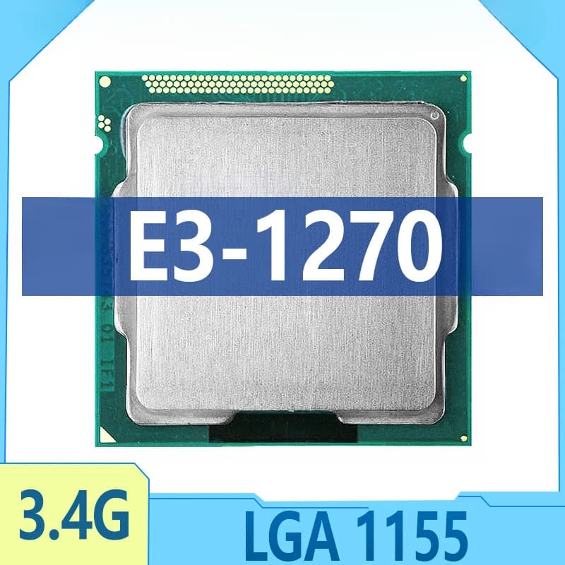 Xeon E3-1270 E3 1270 Processador de CPU quad-core 8m 80w LGA 1155