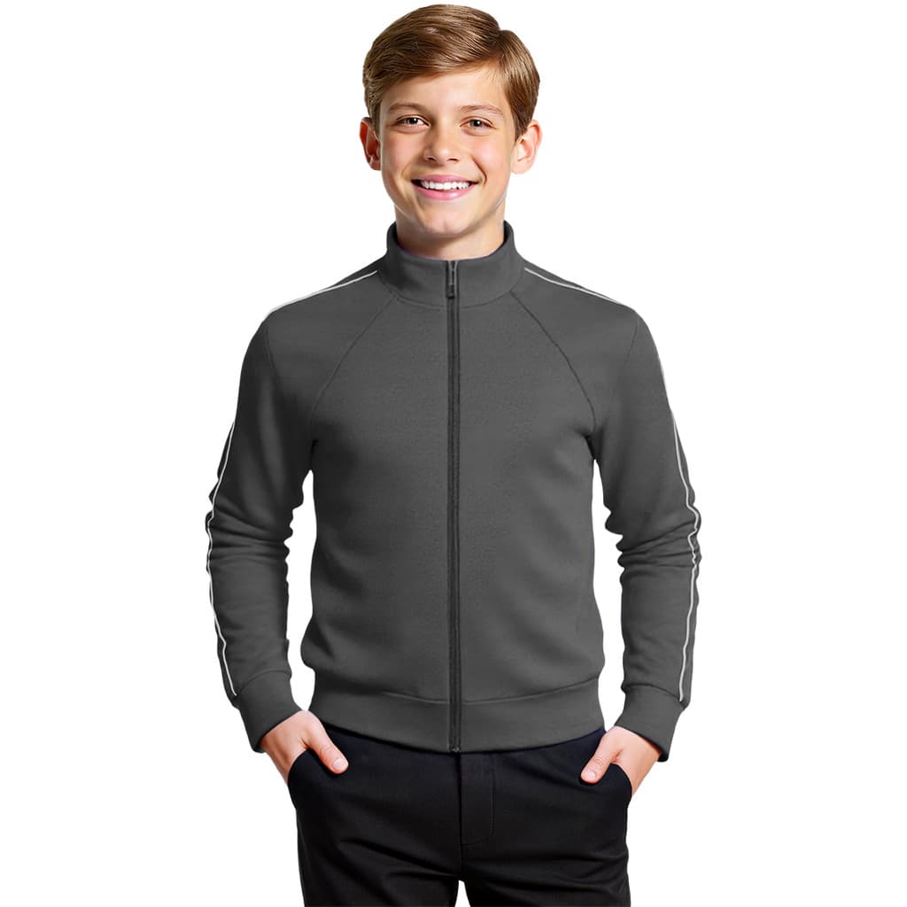 Blusa Helanca Juvenil Cinza Chumbo