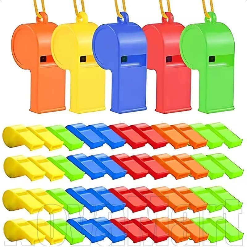 Pacote Econômico De Apito De 5 Cores | Sobrevivência De 120dB Para Segurança Externa , Desconto Em Massa De 1/3/5 Unidad