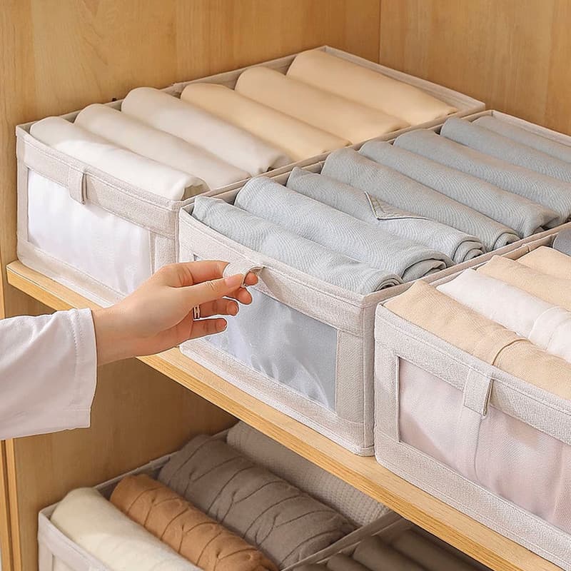 Organizador De Guarda-Roupa Dobrável Para Roupas E Calças Grande Dura Alto Qualidade