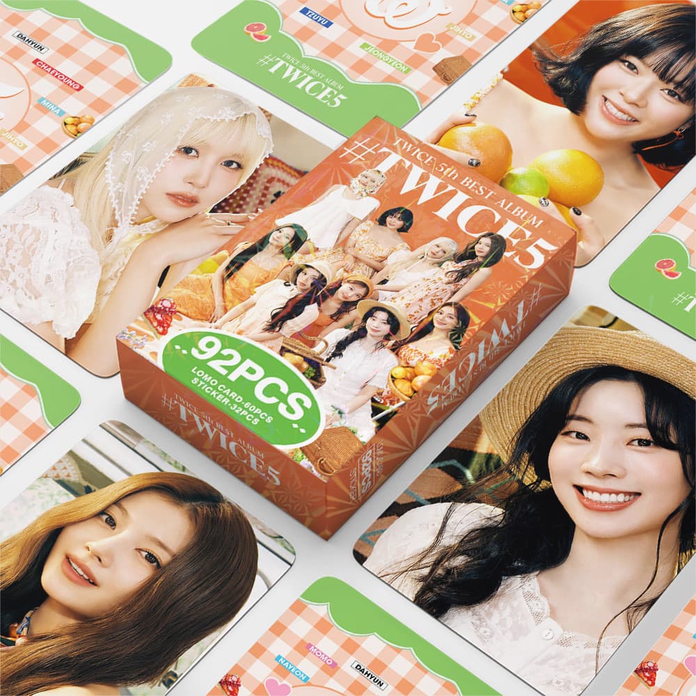 92 Unidades/Conjunto Kpop TWICE Cartões Fotográficos Para Coleção De Fãs