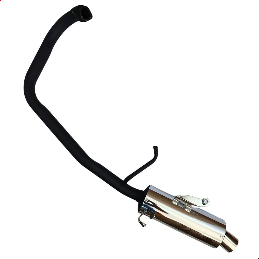 Escapamento Factor 125 E 150 Mini Turbo Cromado Fortuna