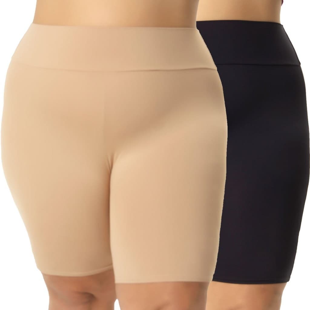 Kit Short Anágua Segunda Pele Plus Size Bermuda