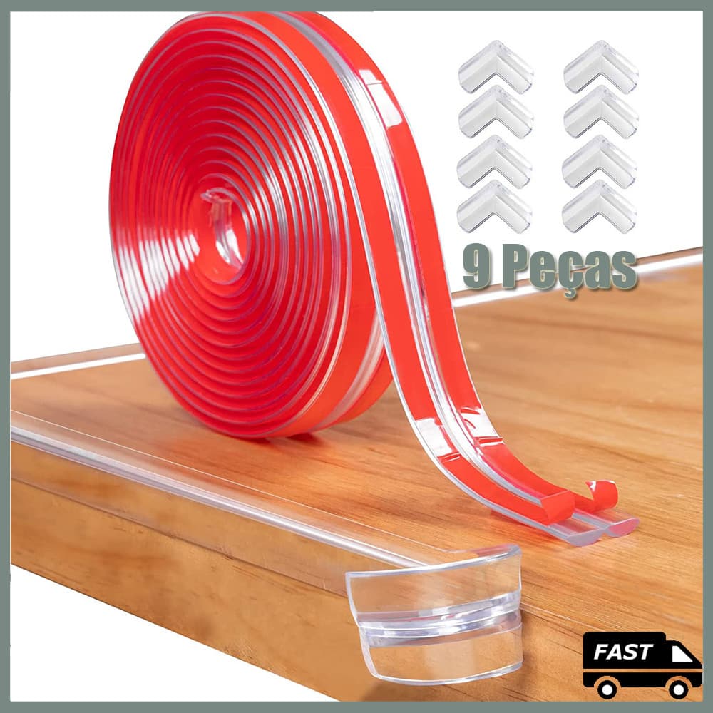 Fita Protetora De Canto De Móveis/Autocolante À Prova De Colisão Pára-Choques Suaves/Proteção De Borda De Mesa