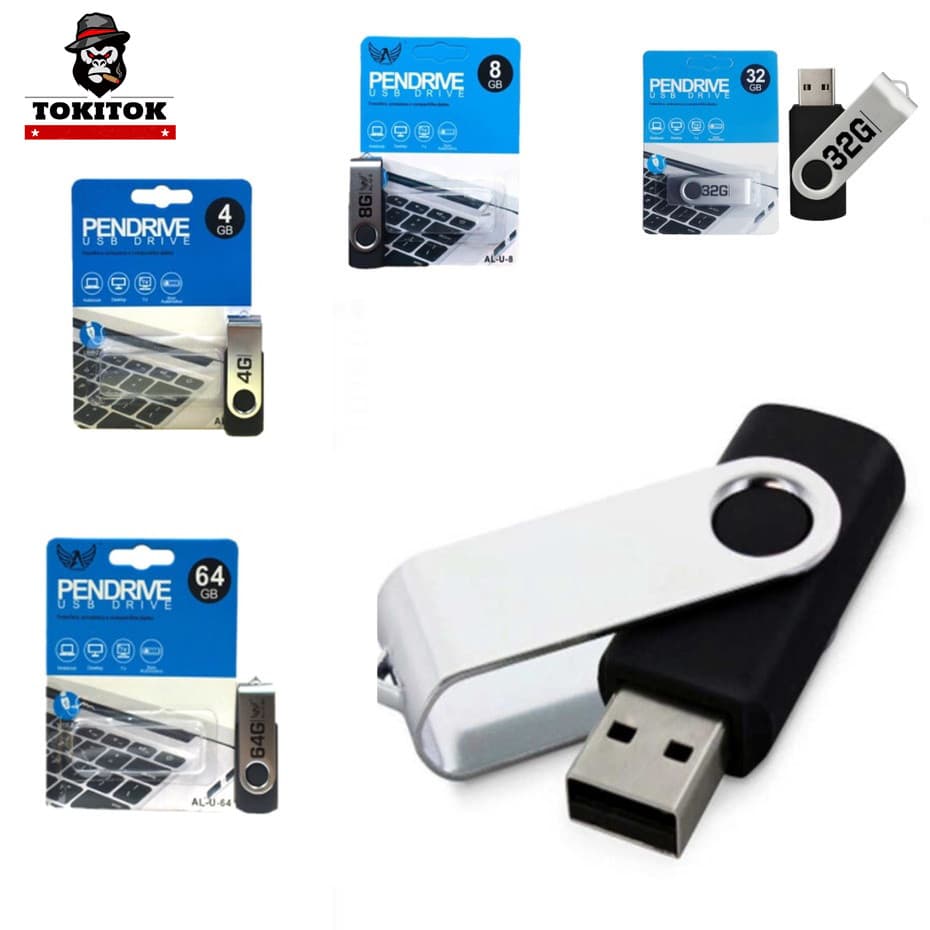 ALTOMEX Pen Drives e OTGs USB  4GB 8GB 16GB 32GB 64GB Cruzer Lâmina 2.0 Flash Drive Memory Stick Pen Drive (Rplc)