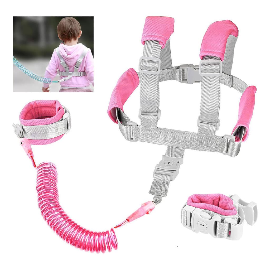 Pulseira Infantil Anti-perda Com Cinto De Mochila 2.5m