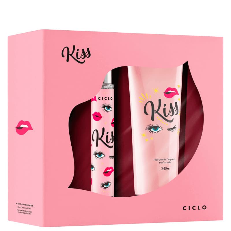 Kit Kiss Hidratante 240ml + Body Splash 30ml - Ciclo
