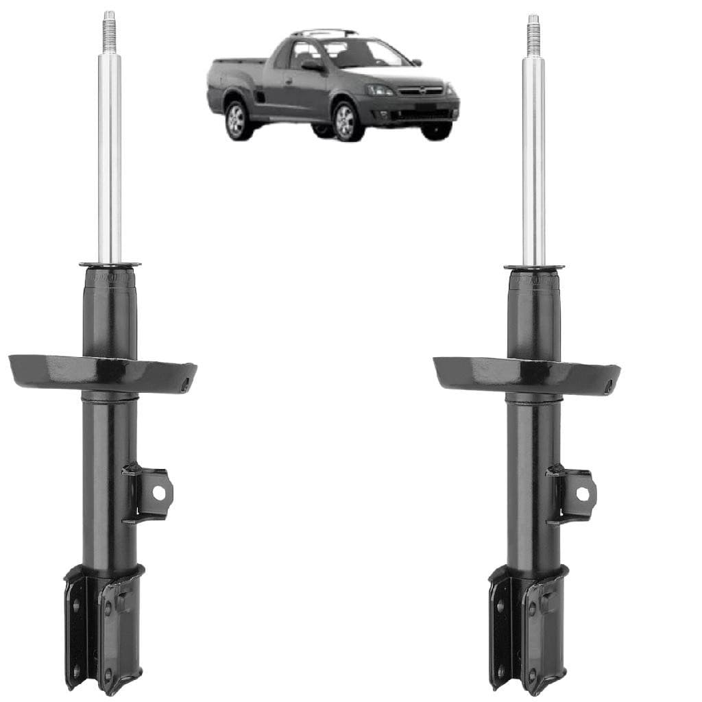 Amortecedores A Gas Traseiros Nakata Esq+Dir Montana 2003 A 2010
