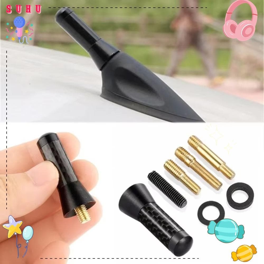 Antena De Mastro SUHU , Antenas De Carro De Sinal Aprimorado De Marca , Acessórios De Estilo Universais Atarracados