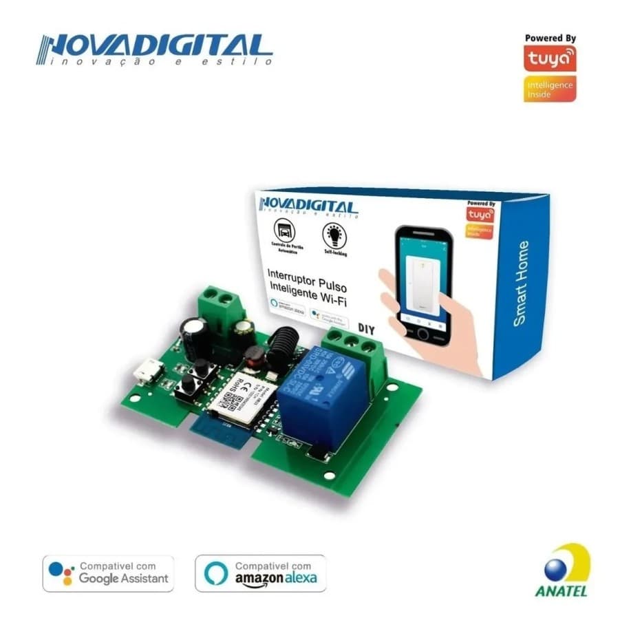 Interruptor de Pulso Inteligente Novadigital