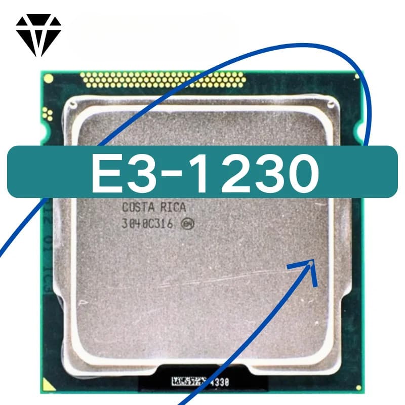 Xeon E3-1230 3.2GHz SR00H quad core 8m cache LGA 1155 E3 1230 usado