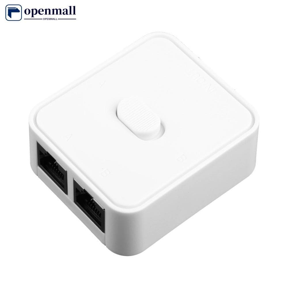 OMALL Switch De Rede Gigabit De 2 Portas 1000Mbps RJ45 Divisor Extensor De Cabo Seletor De Adaptador Vias Sem Energia Co