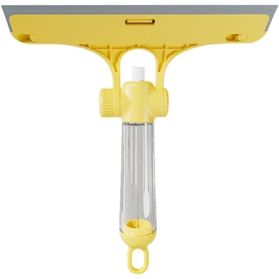 Limpador Multiuso para Vidros 3 em 1 com Spray, Esponja e Rodo– Borrifa, Lava e Seca – Pronta Entrega