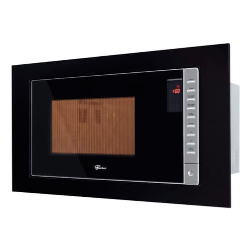Micro-ondas Fit Line Embutir 25 Litros Moldura Preta Fischer