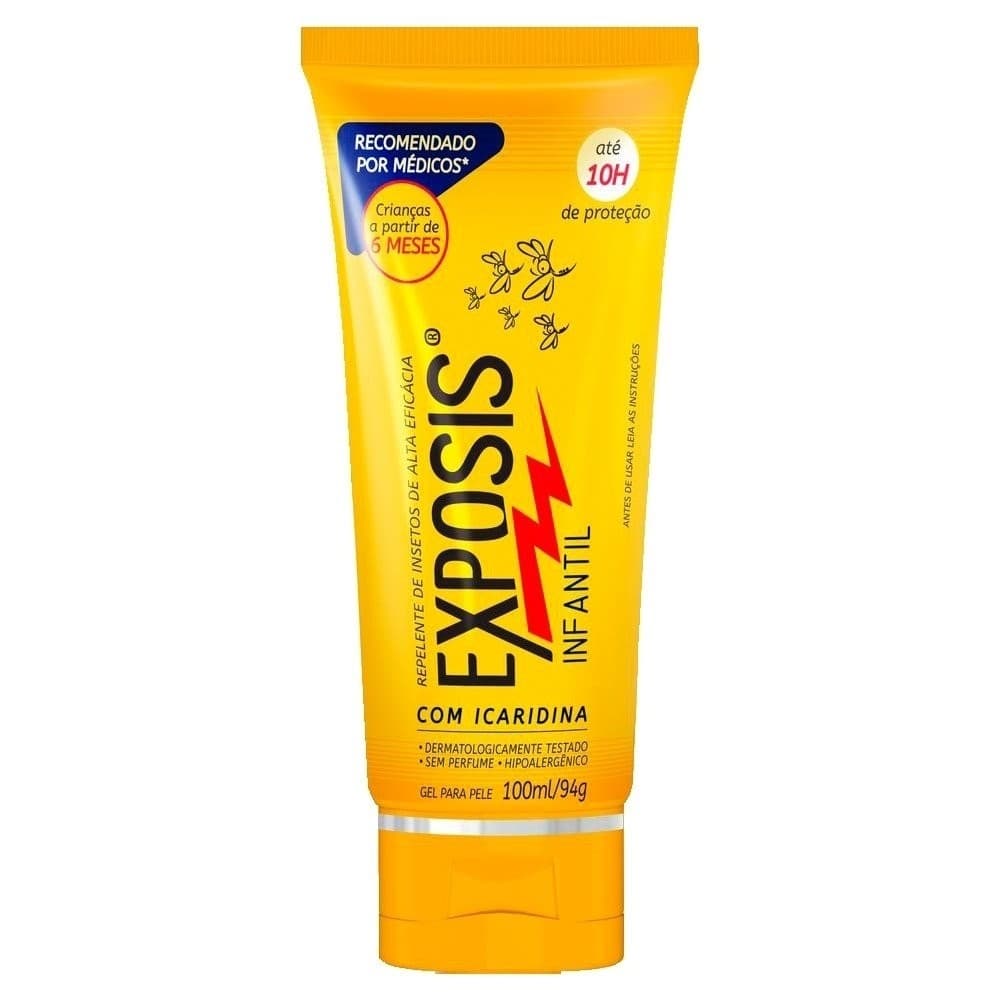 Repelente de Insetos Exposis Infantil Gel 100ml