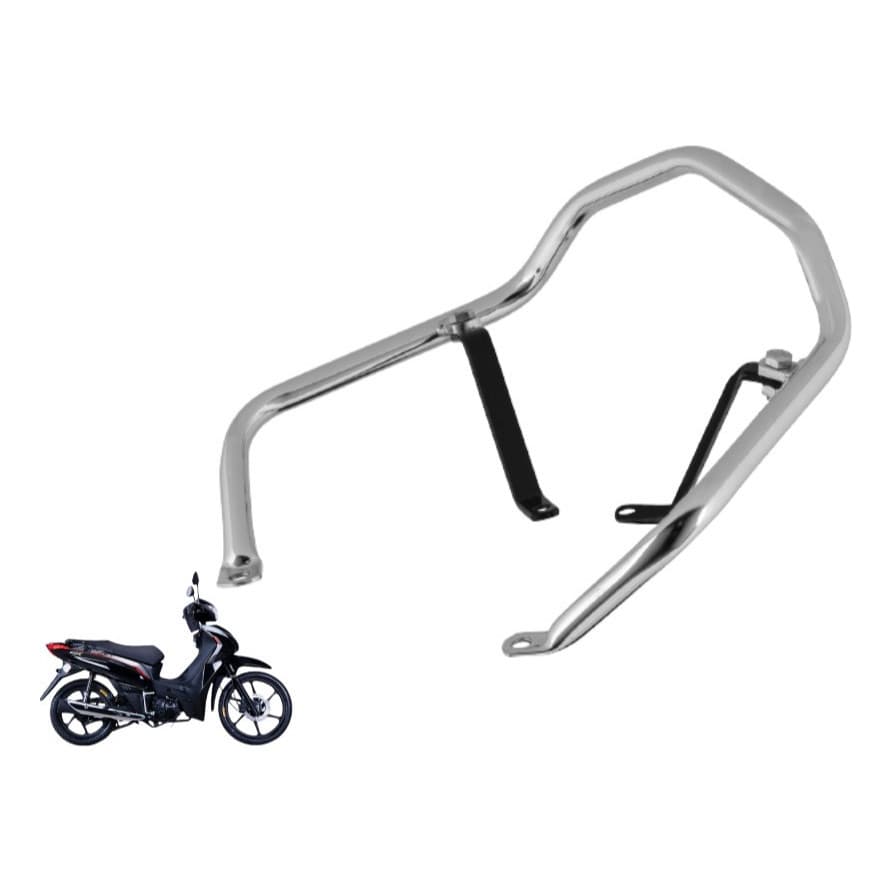 Alça Traseira Em Aço Modelo Arrow Moto Shineray Jet 49cc Pro Tork