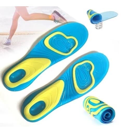 Palmilha Ortopedica Gel Silicone Anti Impacto Pés Sem Dor