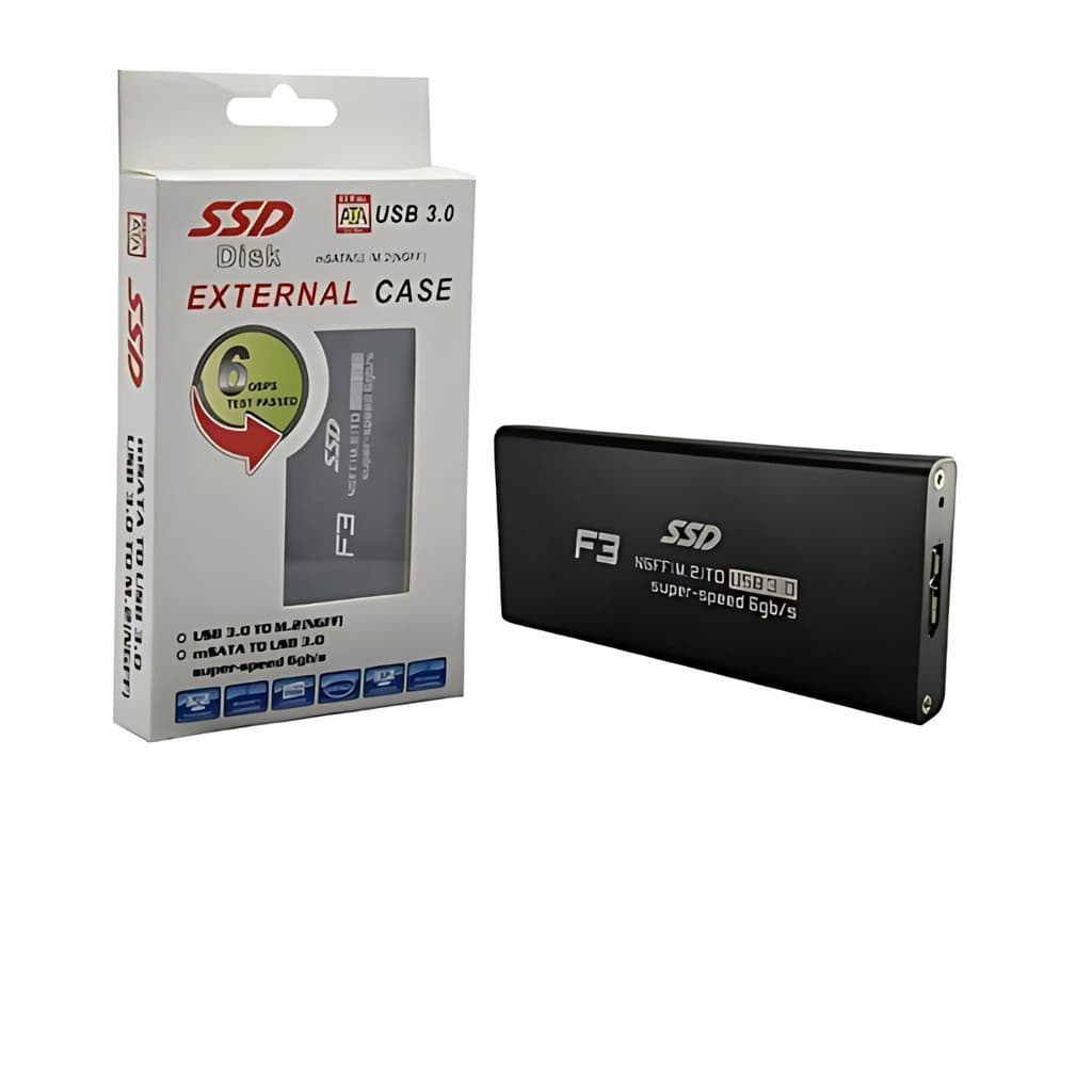 Case Externo Adaptador De Ssd M2 Sata Para Usb 3.0